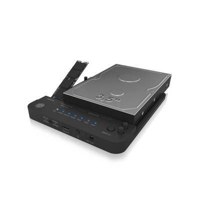 IB-2913MCL-C31, 2-fach Docking- und Klonstation für M.2 NVMe/SATA & 2,5"/3,5" SATA zu M.2 NVMe SSDs-4
