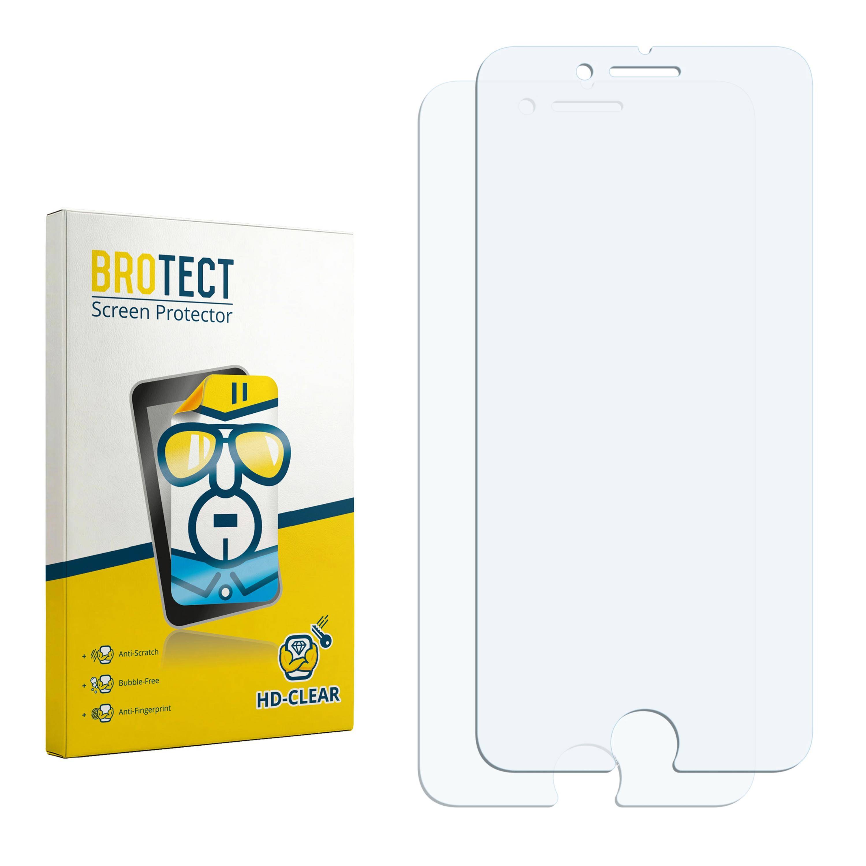 2x BROTECT Schutzfolie für Apple iPhone SE 2 / SE 3 Folie Klar Transparent-1