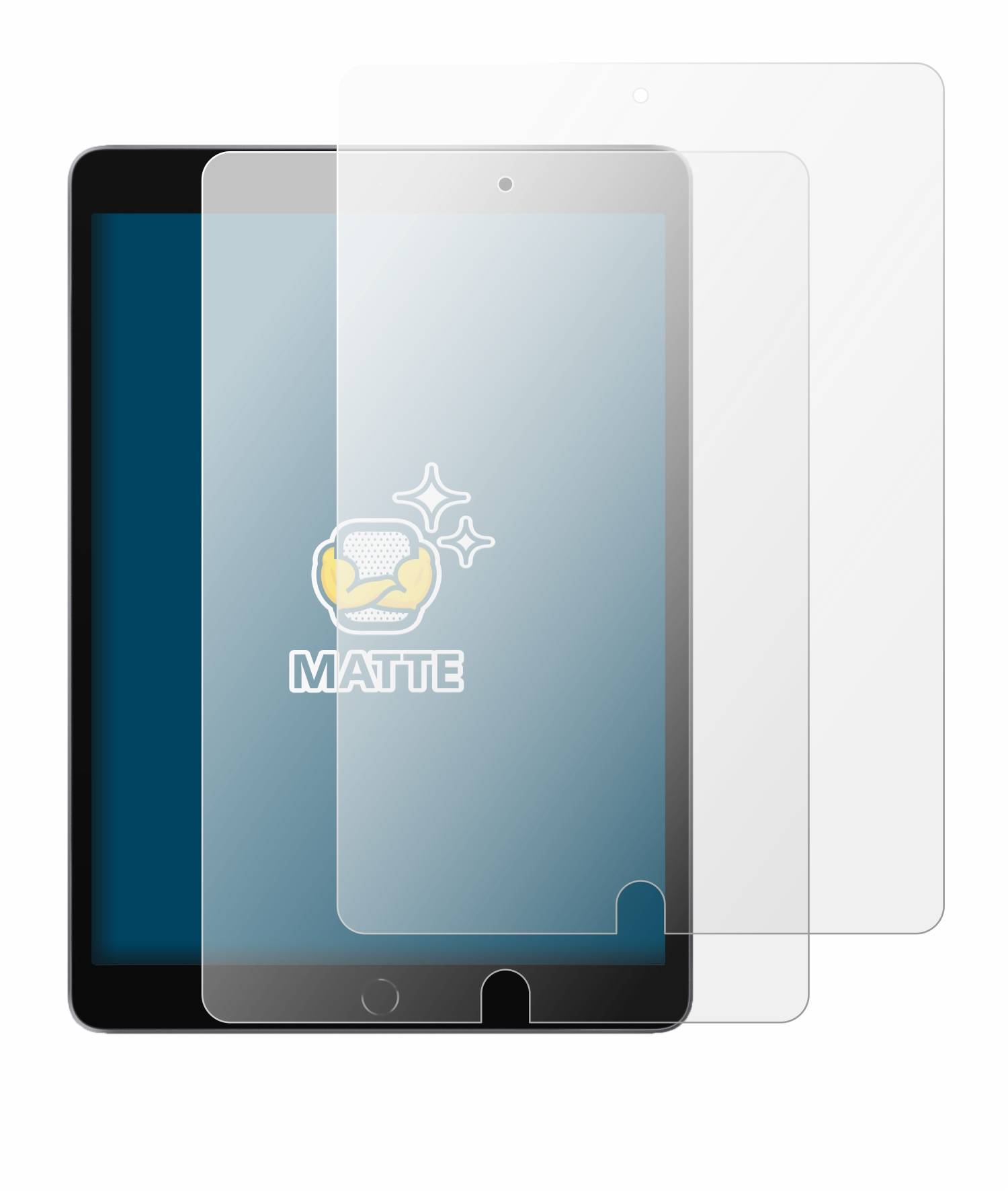 2x BROTECT Schutzfolie für Apple iPad 10.2" WiFi 2021 / WiFi Cellular 2021 Folie Matt Entspiegelt-2