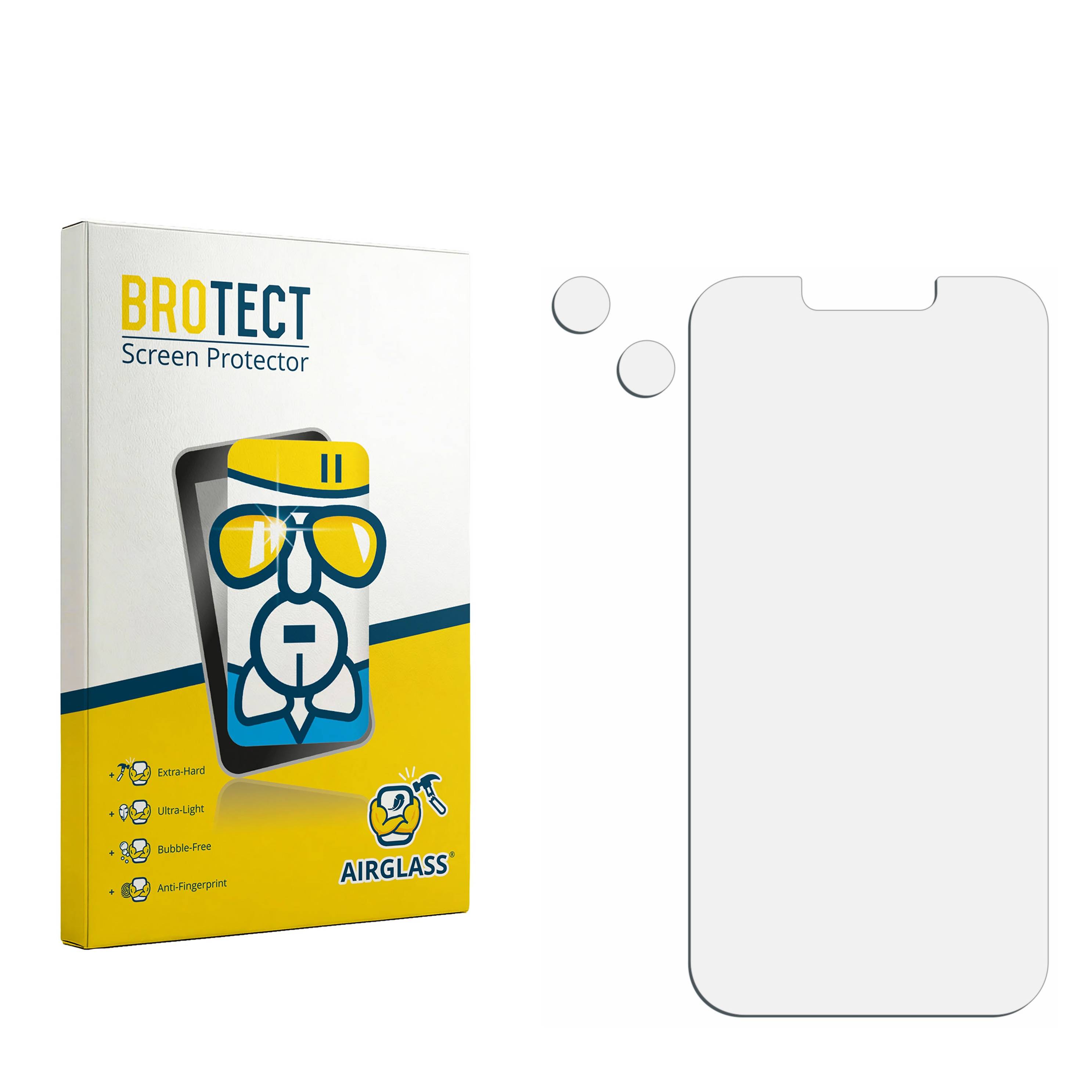 BROTECT Schutzglas für Apple iPhone 13 (Display+Kamera) Schutzfolie Panzer Folie Glas Display Schutz klar-3