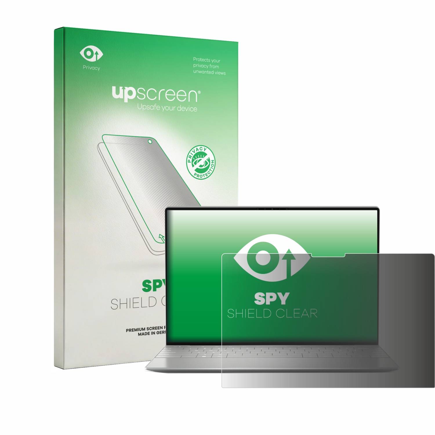 upscreen Blickschutzfolie für Dell XPS 13 Plus 9320 Touch Anti-Spy Privacy Blaulichtschutz Sichtschutzfolie-0