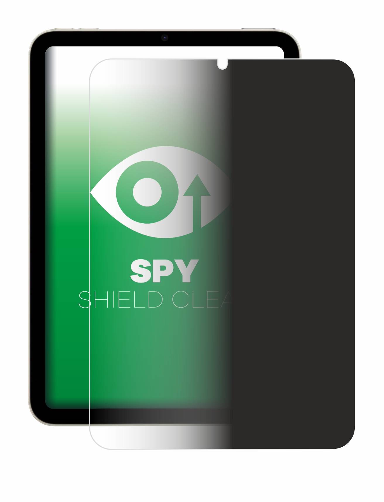 upscreen Blickschutzfolie für Apple iPad Mini 6 WiFi 2021 Anti-Spy Privacy Blaulichtschutz Sichtschutzfolie-1
