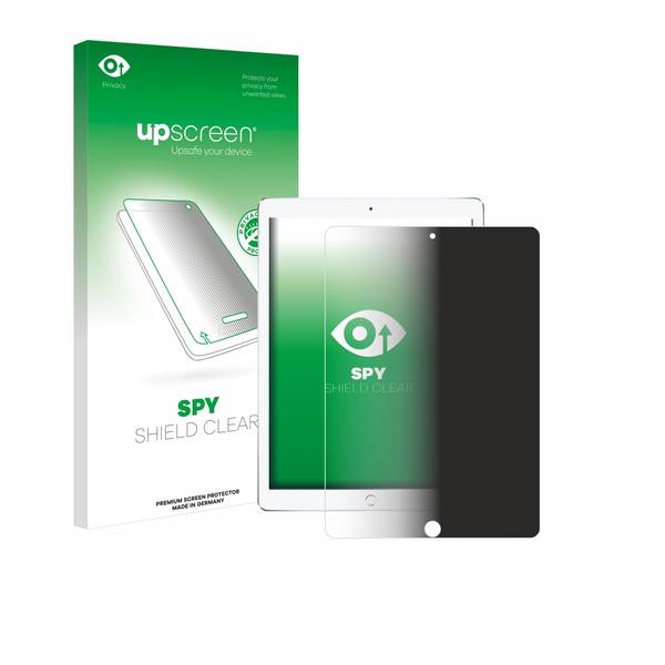 upscreen Blickschutzfolie für Apple iPad Pro 10.5" 2017 Anti-Spy Privacy Blaulichtschutz Sichtschutzfolie