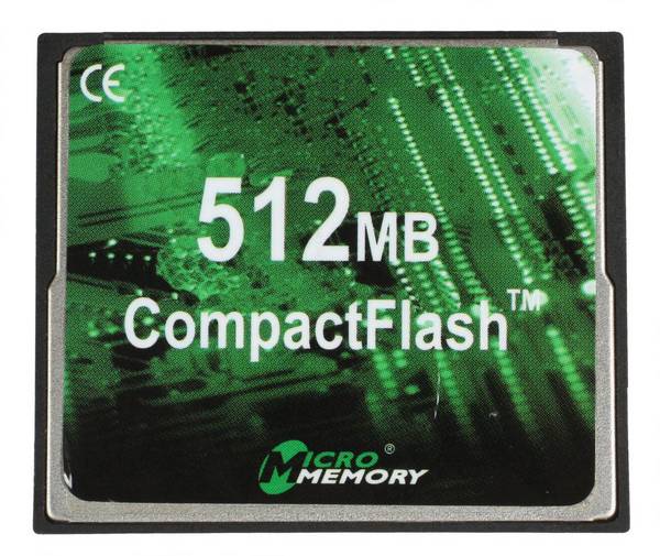 Flash-Speicherkarte - 512 MB - CompactFlash
