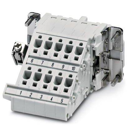Phoenix Contact Klemmenadapter HC-B 10-A-DT-PER-F 16 A, 125 °C, 500 V, 6 kV, 34 mm, 72,1 mm-0