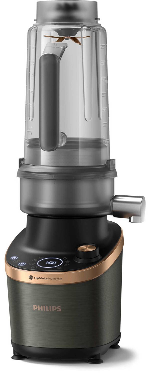 Philips HR3770 Blender Juicefunktion Rengoringsfunktion Sort/kobber