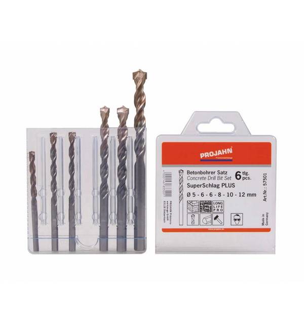 Projahn Sortiment Betonbohrer SuperSchlag PLUS - 5 bis 12 mm - 6-teilig