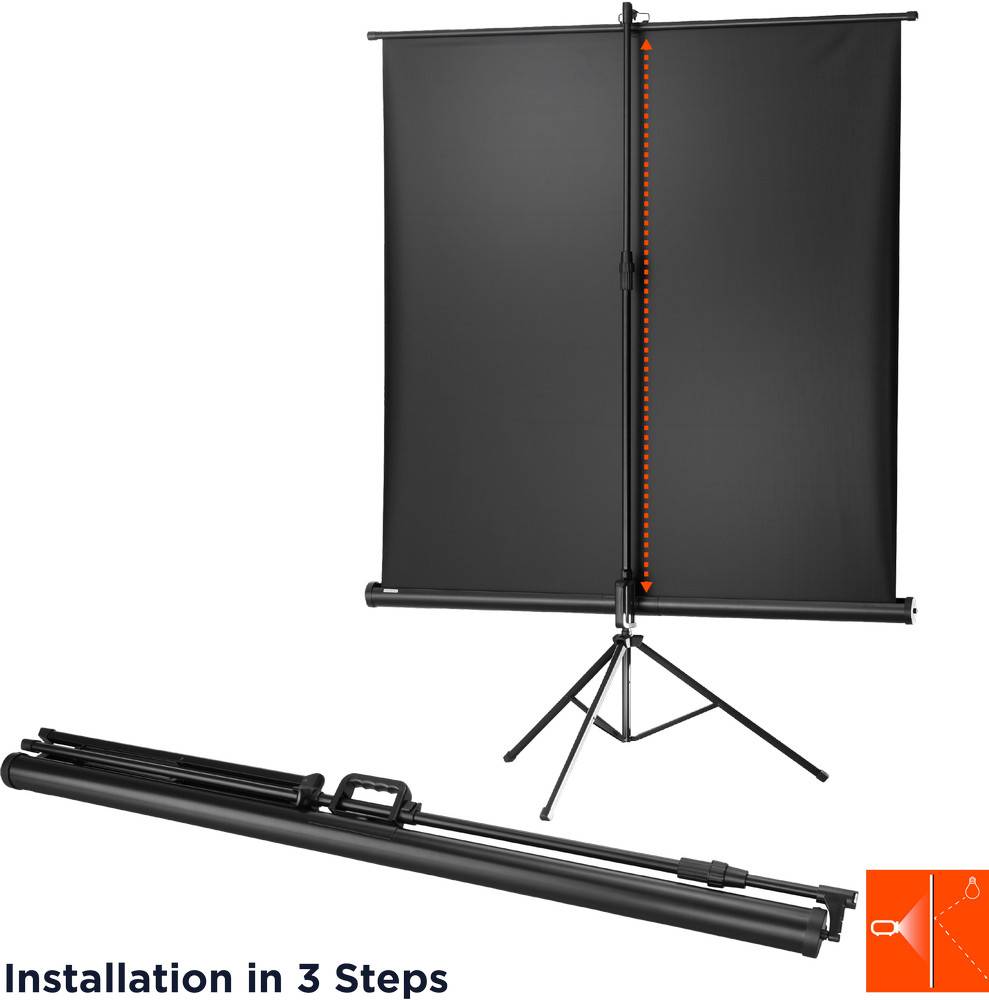celexon Stativleinwand Economy 219 x 219 cm-4
