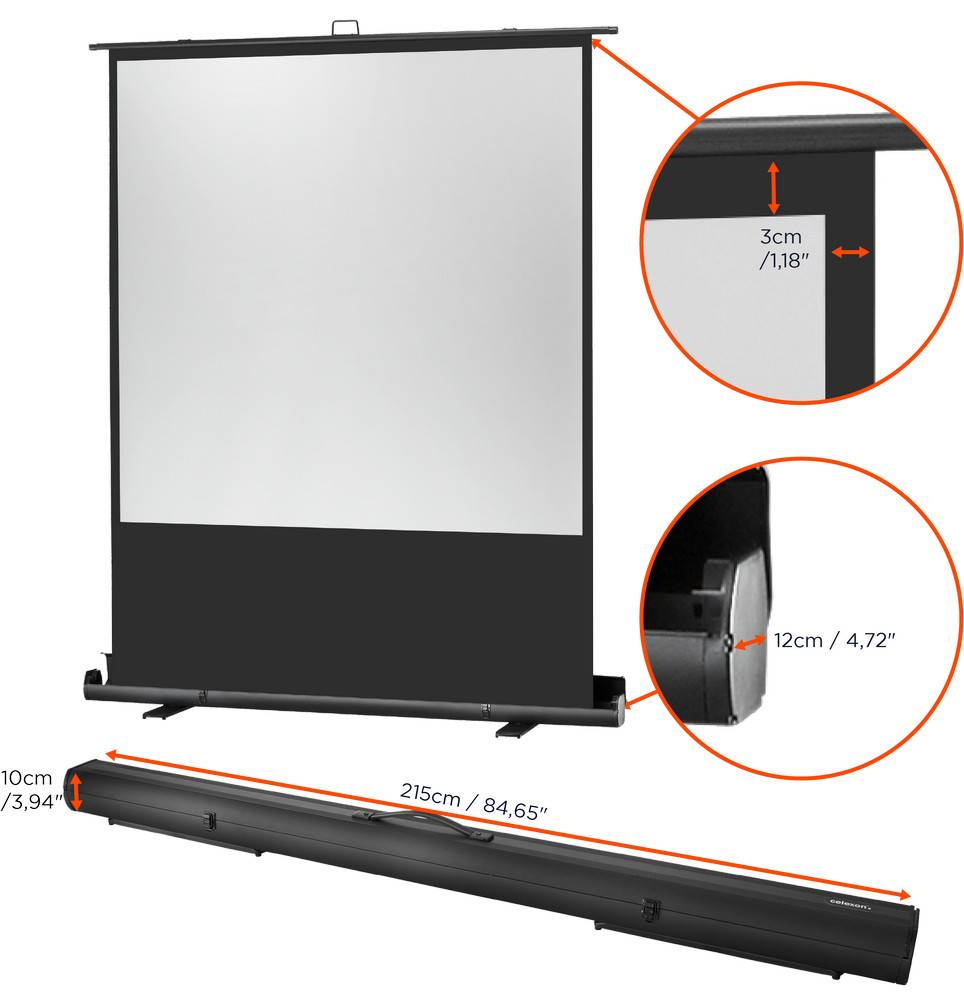 celexon Leinwand Ultramobil Professional Plus 200 x 200 cm - 111"-2