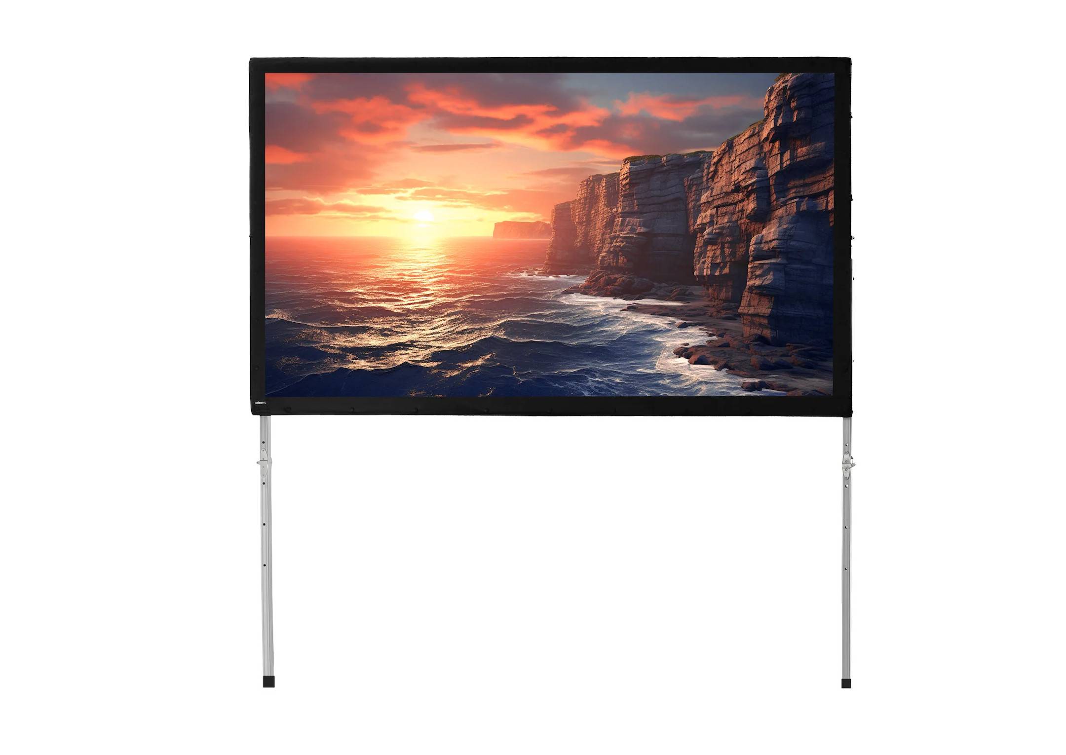 celexon Faltrahmen Leinwand Mobil Expert 244 x 137cm, Frontprojektion-0