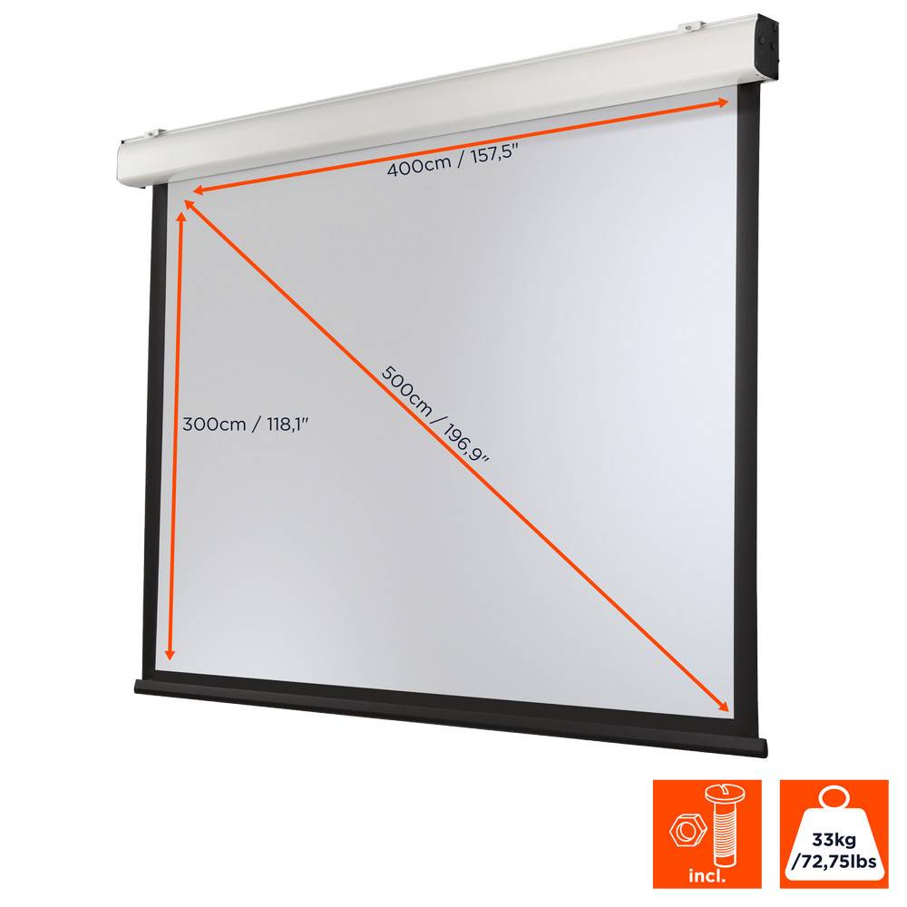 celexon Leinwand Motor Expert XL 400 x 300 cm-1