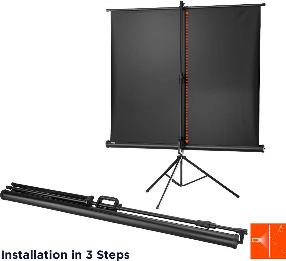 celexon Stativleinwand Economy 133 x 100 cm-1