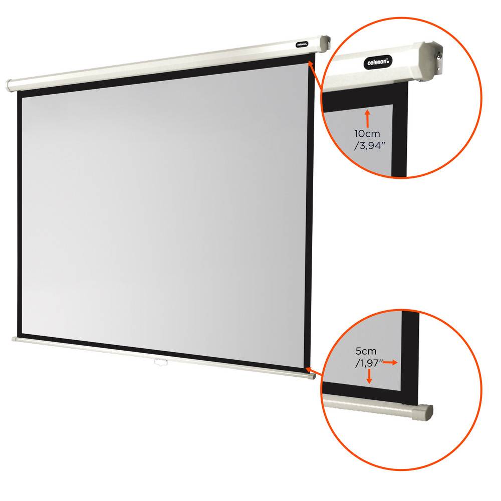 celexon Leinwand Rollo Economy 200 x 150 cm - 98"-1