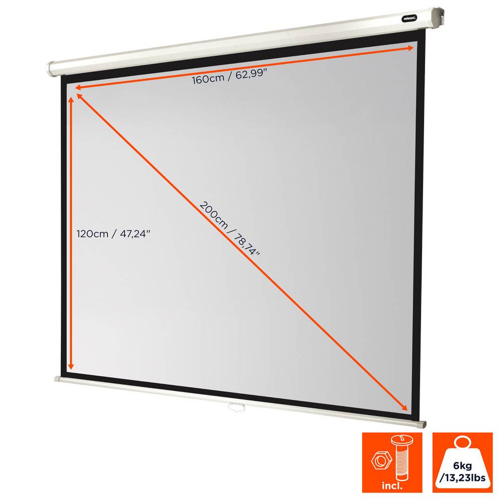 celexon Leinwand Rollo Economy 160 x 120 cm - 79"-4