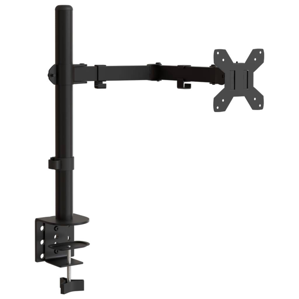 vidaXL Monitorhalterung Schwarz Stahl VESA 75/100 mm-0