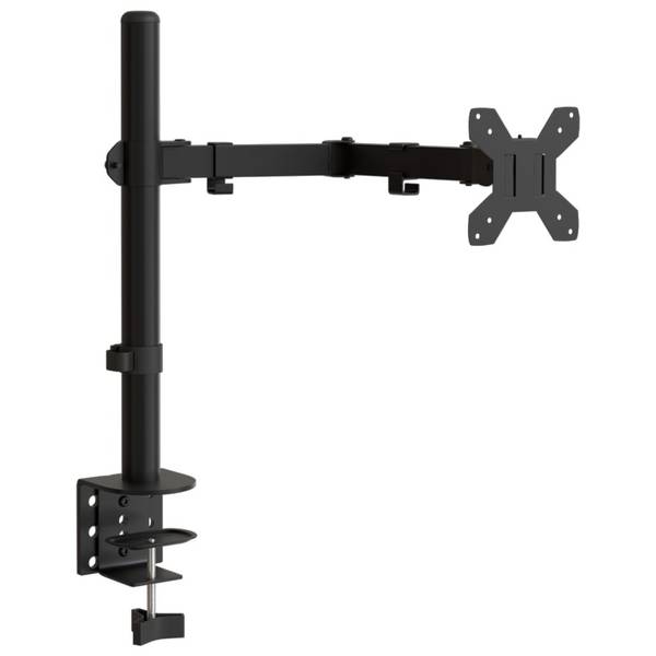 vidaXL Monitorhalterung Schwarz Stahl VESA 75/100 mm