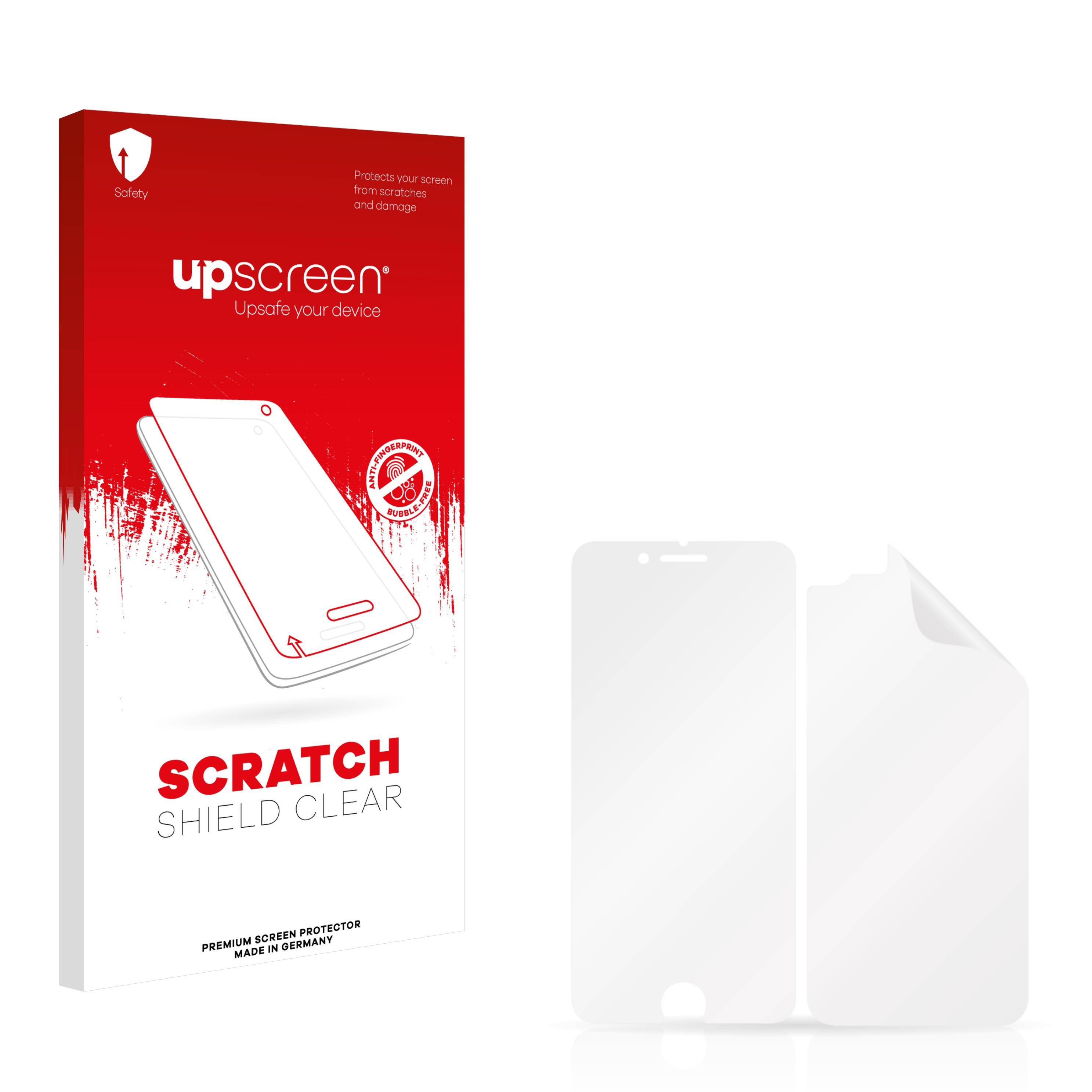 upscreen Schutzfolie für Apple iPhone 8 (Display+Rückseite) Kratzschutz Anti-Fingerprint Klar-2