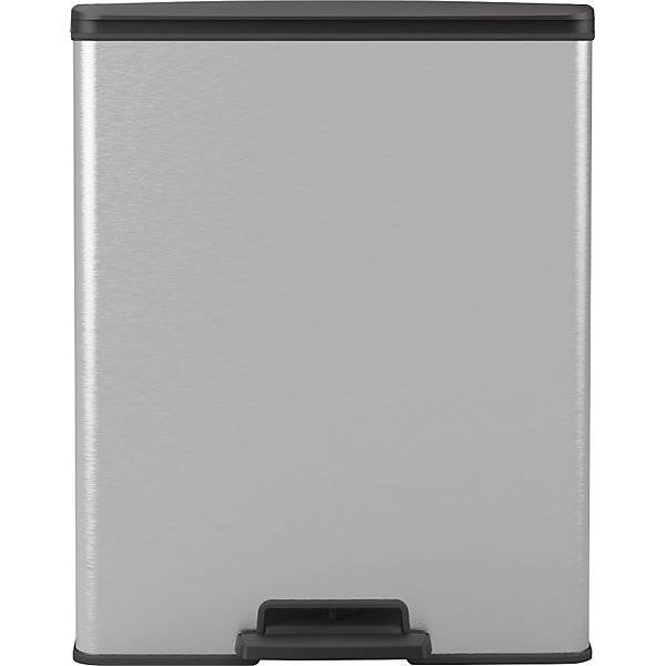 Tretmülleimer Slim Volumen 65 l HxBxT 622 x 300 x 496 mm silber. Vepa Bins Groothandel B.V. 77288049-1
