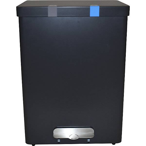 Wertstoffsammler RecycloKick 2 x 34 l Aluminium schwarz. Vepa Bins Groothandel B.V. 77297349