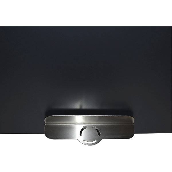 Wertstoffsammler RecycloKick 2 x 34 l Aluminium schwarz. Vepa Bins Groothandel B.V. 77297349-2