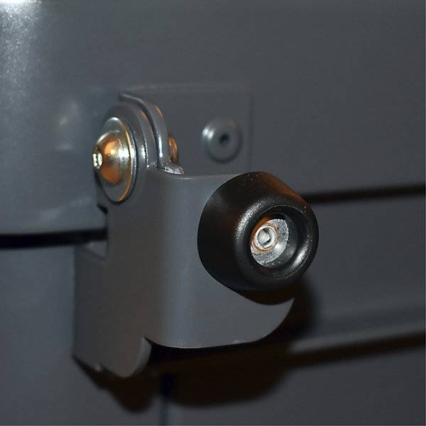 Wertstoffsammler RecycloKick 2 x 34 l Aluminium schwarz. Vepa Bins Groothandel B.V. 77297349-3