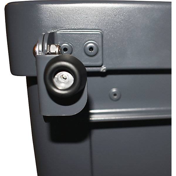 Wertstoffsammler RecycloKick 2 x 34 l Aluminium schwarz. Vepa Bins Groothandel B.V. 77297349-4