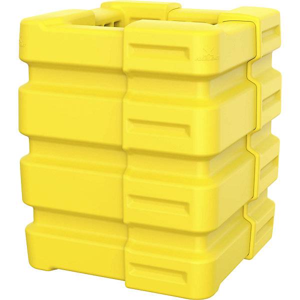 Säulenschutz X-Protect HxBxL 900 x 330 x 330 mm zinkgelb RAL 1018. Axelent GmbH 77217849-0