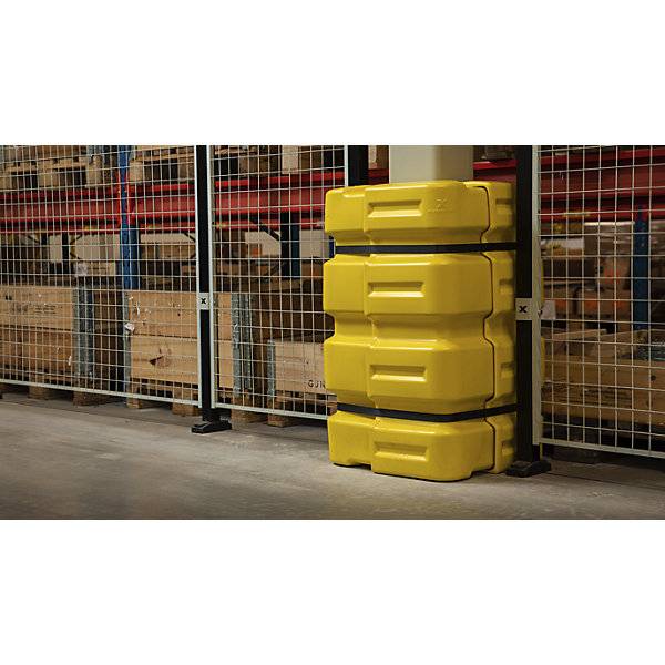 Säulenschutz X-Protect HxBxL 900 x 330 x 330 mm zinkgelb RAL 1018. Axelent GmbH 77217849-1