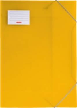 Brunnen FACT!pp, Envelope folder, A3, Polypropylen (PP), Gelb, Gummiband, 1 Stück(e)
