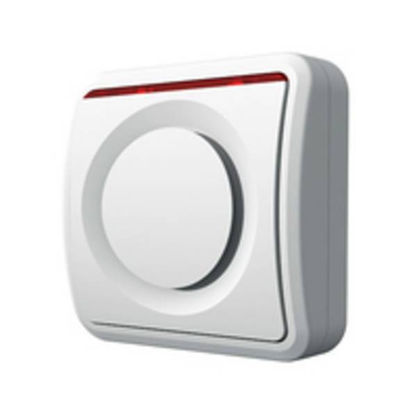 Indexa System 9000 Bus-Innensirene 9000ISD, Verdrahtete Sirene, Indoor/Outdoor, 90 dB, Weiß, CE, 5 mA