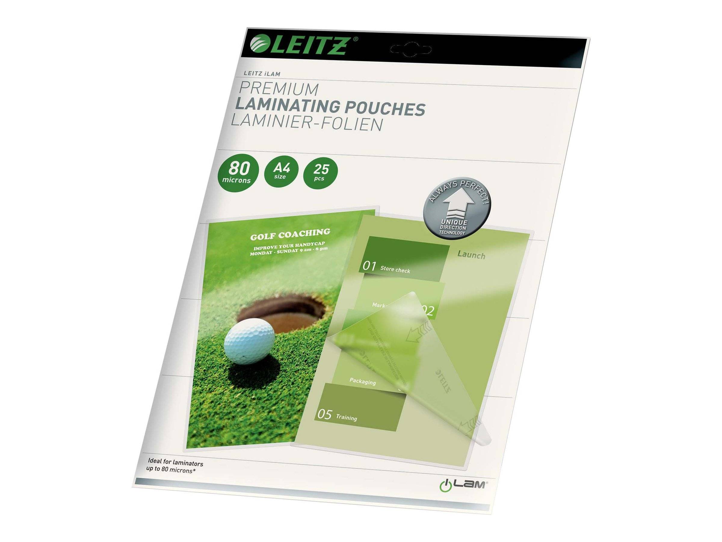 ESSELTE LEITZ - Leitz - Glänzend, kristallklar - A4 (210 x 297-0