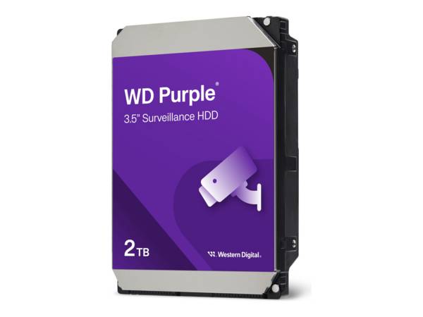 WD Purple Surveillance WD23PURZ - Festplatte - 2 TB - intern - 3.5"" (8.9 cm)