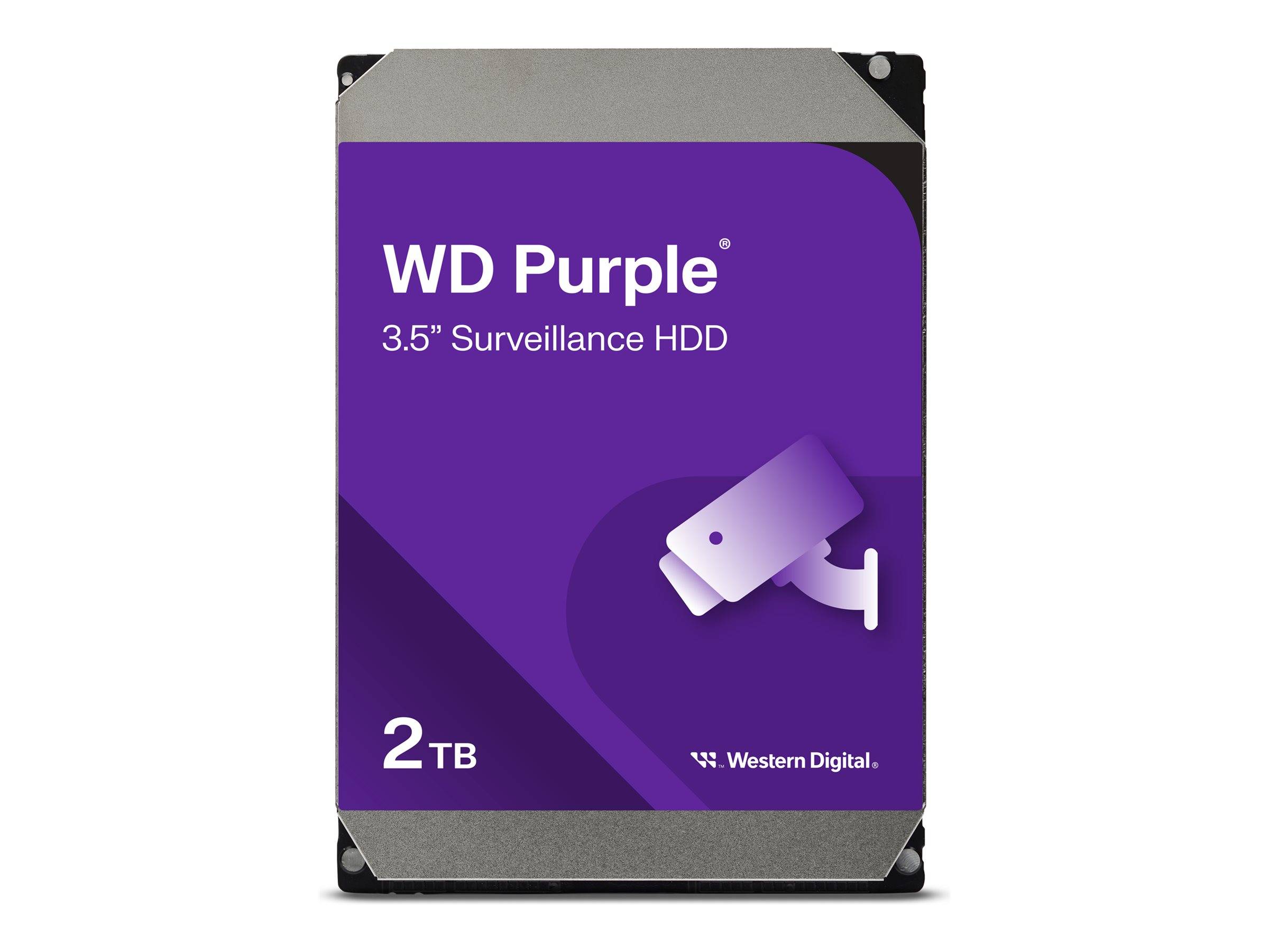 WD Purple Surveillance WD23PURZ - Festplatte - 2 TB - intern - 3.5"" (8.9 cm)-1