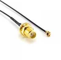 ALLNET ANT-PIG-UFL-SMAF-30 Koaxialkabel U.FL SMA 0,3 m Schwarz - Gold - Antennen-0