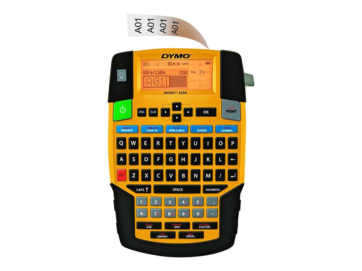 DYMO Rhino 4200 - Beschriftungsgerät - s/w - Thermotransfer - Rolle (1,9 cm)-3