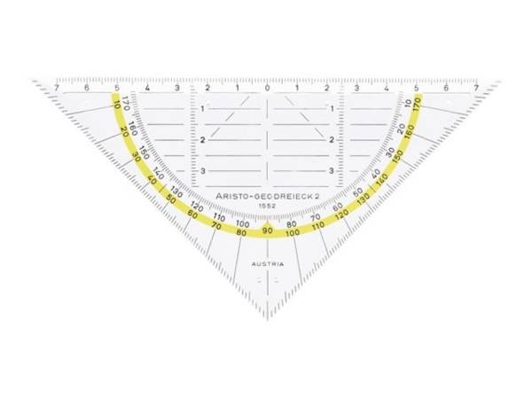 Aristo Geo-Dreieck - Geodreieck - 16 cm - 45°, 45°