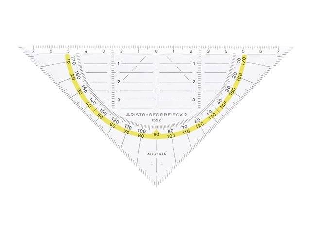 Aristo Geo-Dreieck - Geodreieck - 16 cm - 45°, 45°-0