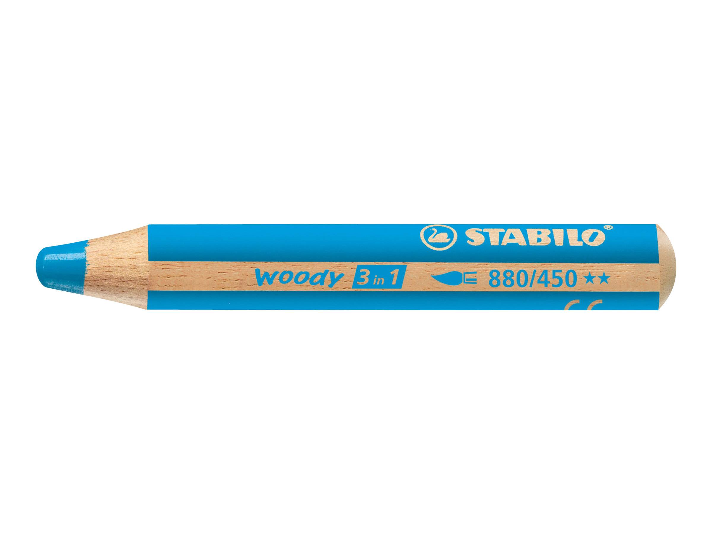 STABILO woody 3 in 1 - Farbstift - für Glas, Leder, Metall-0