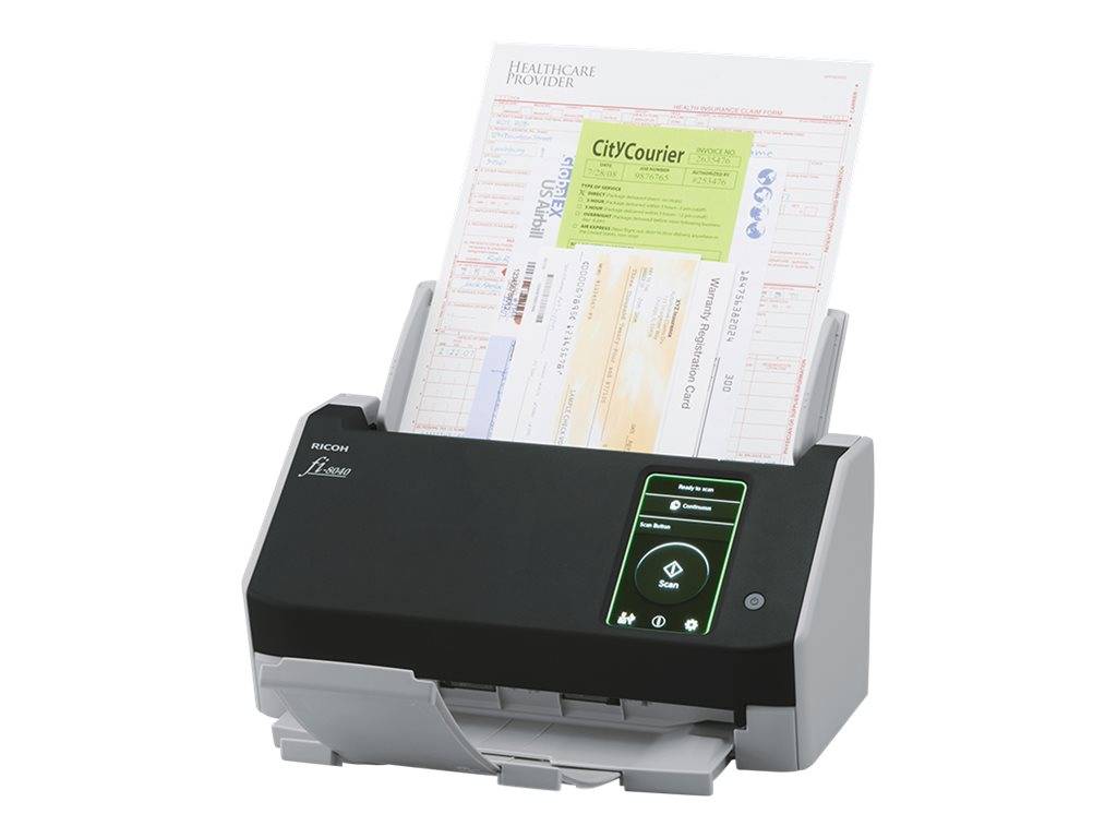 Fujitsu Ricoh fi-8040 - Dokumentenscanner - Dual CIS - Duplex - 216 x 355.6 mm - 600 dpi x 600 dpi - bis zu 40-0