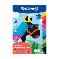 Pelikan Fotokarton Block FOKA, 10 Blatt, 23X33cm, f.s. Multimedia-Technik Zeichnen,Malen,Basteln-0