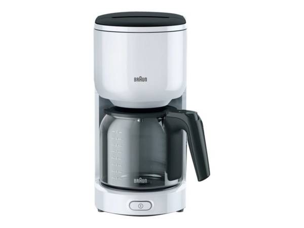 Braun PurEase KF 3120 WH - Kaffeemaschine - 10 Tassen