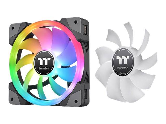 Thermaltake SWAFAN EX14 RGB - Premium Edition - Gehäuselüfter - 140 mm - Schwarz (Packung mit 3)-1