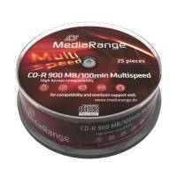 MediaRange - 25 x CD-R - 900 MB (100 Min.) 48x-2
