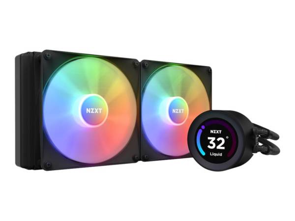 NZXT Kraken Elite 280 RGB - Prozessor-Flüssigkeitskühlsystem - mit LCD-Display - (für: LGA115x Socket, LGA1200, LGA1700,