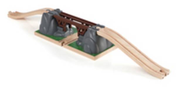 RAVENSBURGER - BRIO 7312350333916, Brücken-Set, 0,3 Jahr(e), Braun, Grün, Grau