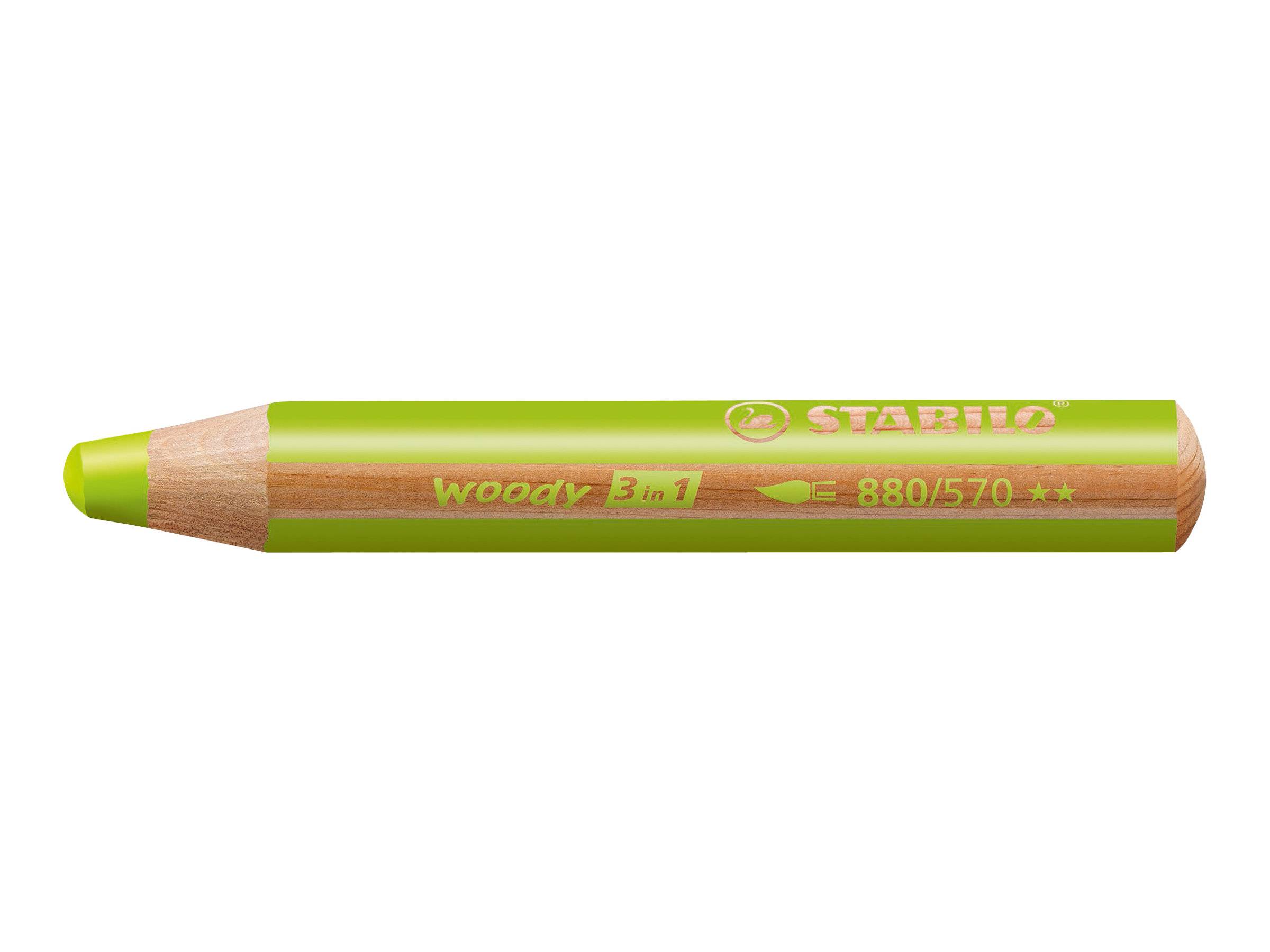 STABILO woody 3 in 1 - Farbstift - für Glas, Leder, Metall-0