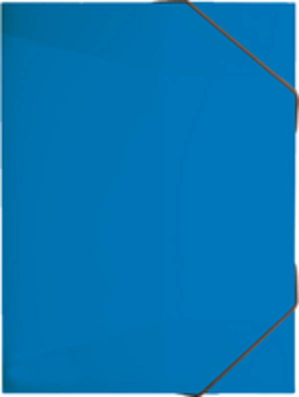 Brunnen FACT!pp, Envelope folder, A4, Polypropylen (PP), Blau, Gummiband, 1 Stück(e)