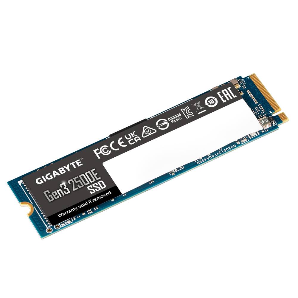 Gigabyte Gen3 2500E - SSD - 500 GB - intern - M.2 2280 - PCIe 3.0 x4 (NVMe)-4