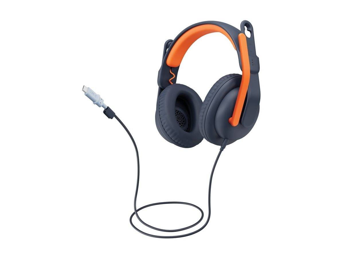 Logitech Zone Learn Wired On-Ear Headset for Learners, 3.5mm AUX-4