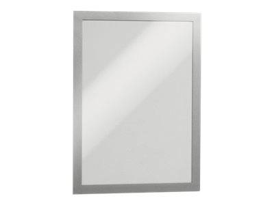 DURABLE DURAFRAME - Dokumentenhalterung - Oberflächenmontage - für A4 - doppelseitig - Silber (Packung mit 2)-2